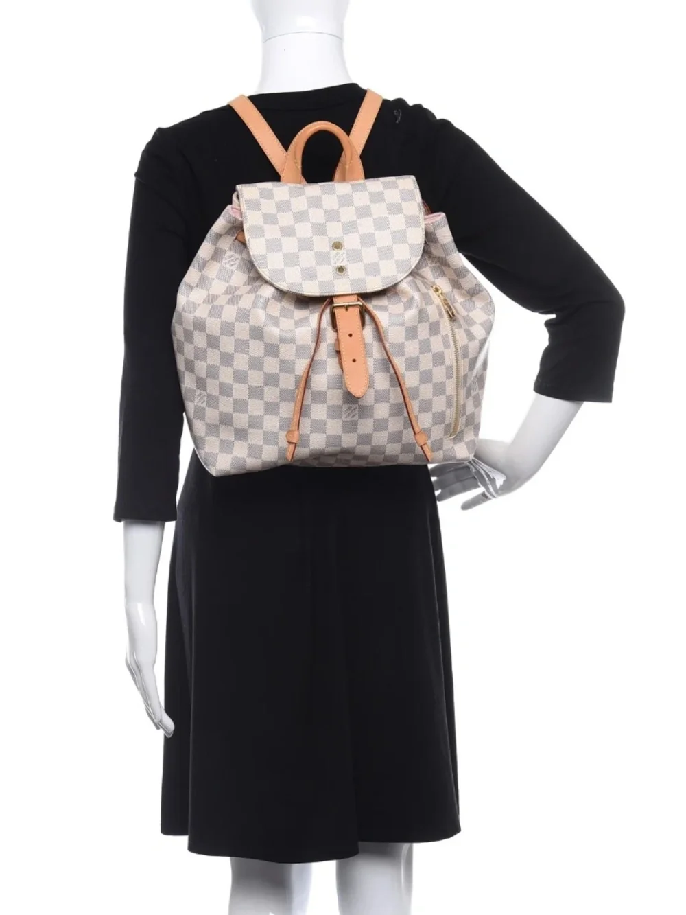 LOUIS VUITTON Damier Azur Sperone Backpack GM